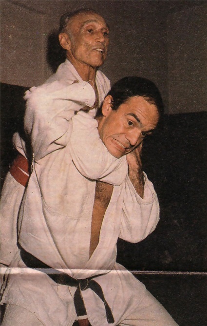Pedro Valente e o Grande Mestre Hélio Gracie